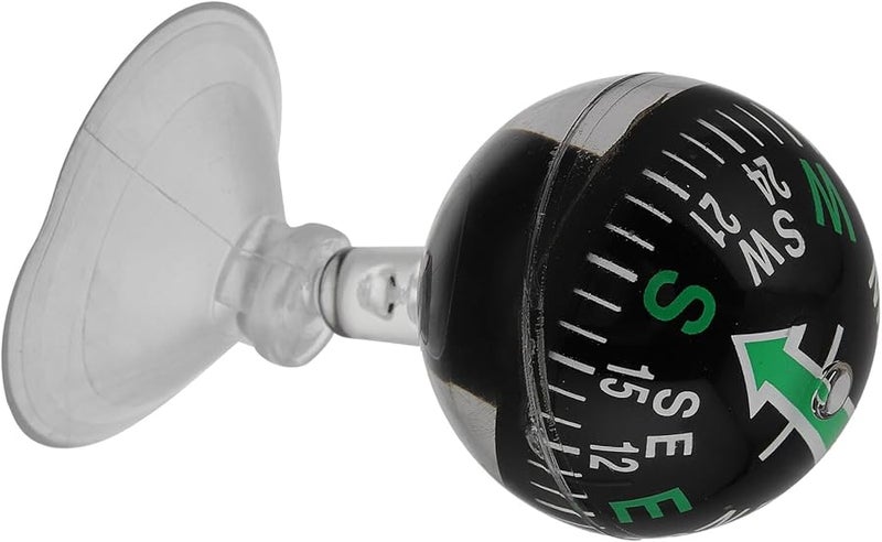 38 مم كوب شفط بلاستيكي لتركيب لوحة القيادة في السيارة، بوصلة محمولة كرة اتجاه للسيارات والاستخدام الخارجي - Image 1